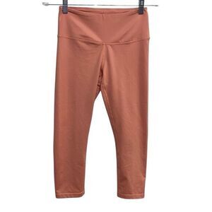 Z by Zella‎ Daily Leggings Crop Coral Clay Size S Soft Stretch